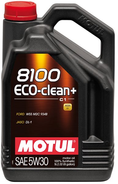 Sintētiska motoreļļa MOTUL 8100 Eco-clean + 5W-30 C1, 5l