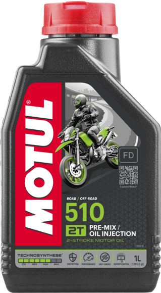 Sintētiska motoreļļa MOTUL 510 2T, 1l