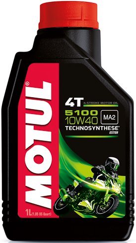 Sintētiska pusmotoreļļa MOTUL 5100 4T 10W-40, 1l