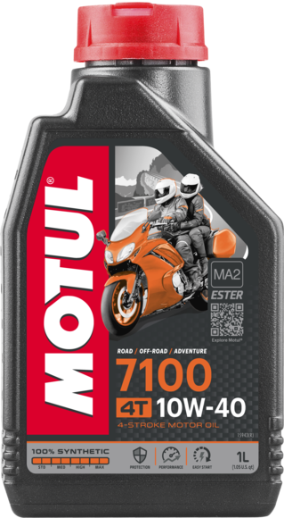 Sintētiska motoreļļa MOTUL 7100 4T 10W-40, 1l