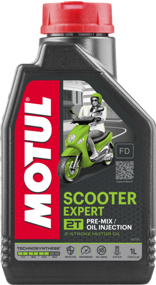 Sintētiska motoreļļa MOTUL SCOOTER EXPERT 2T, 1l