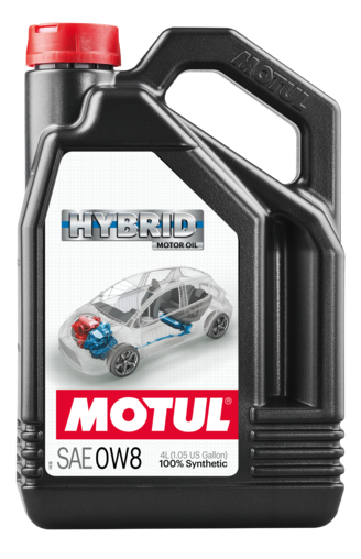 Sintētiska motoreļļa MOTUL HYBRID 0W-8, 4l
