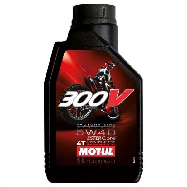 Sintētiska motoreļļa MOTUL 300V 4T FL ROAD RACING 5W-40, 1l