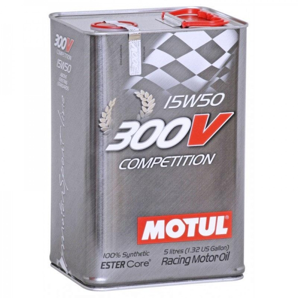 Sintētiska motoreļļa MOTUL 300V COMPETITION 15W-50, 5l
