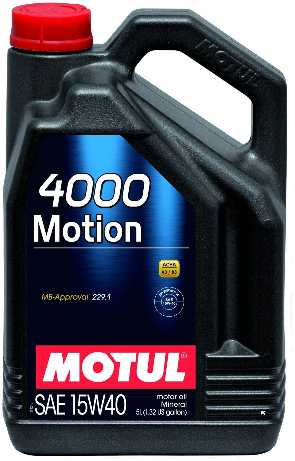 Motoreļļa minerāleļļa MOTUL 4000 MOTION 15W-40, 5l