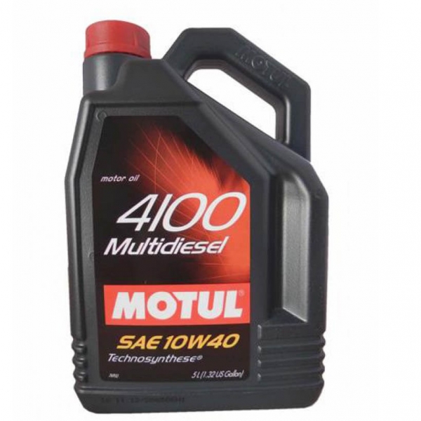 Sintētiska pusmotoreļļa  MOTUL 4100 MULTIDIESEL 10W-40, 5l