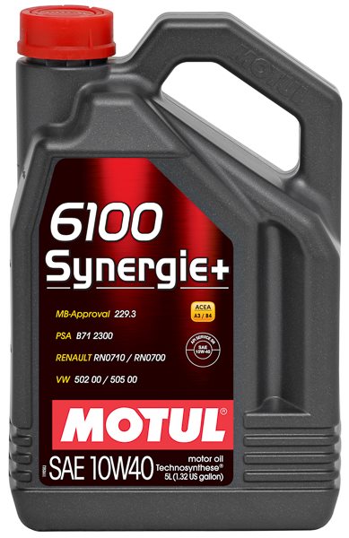 Sintētiska pusmotoreļļa MOTUL 6100 Synergie+ 10W-40, 4l