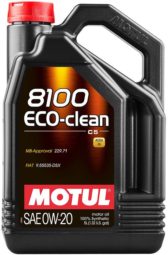 Sintētiska motoreļļa MOTUL 8100 ECO-CLEAN 0W-20, 5l