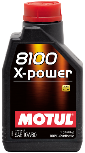 Motoreļļa sintētiska MOTUL 8100 X-Power 10W-60, 1l