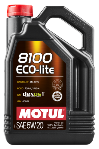 Sintētiska motoreļļa MOTUL 8100 ECO-LITE 5W-20, 5l