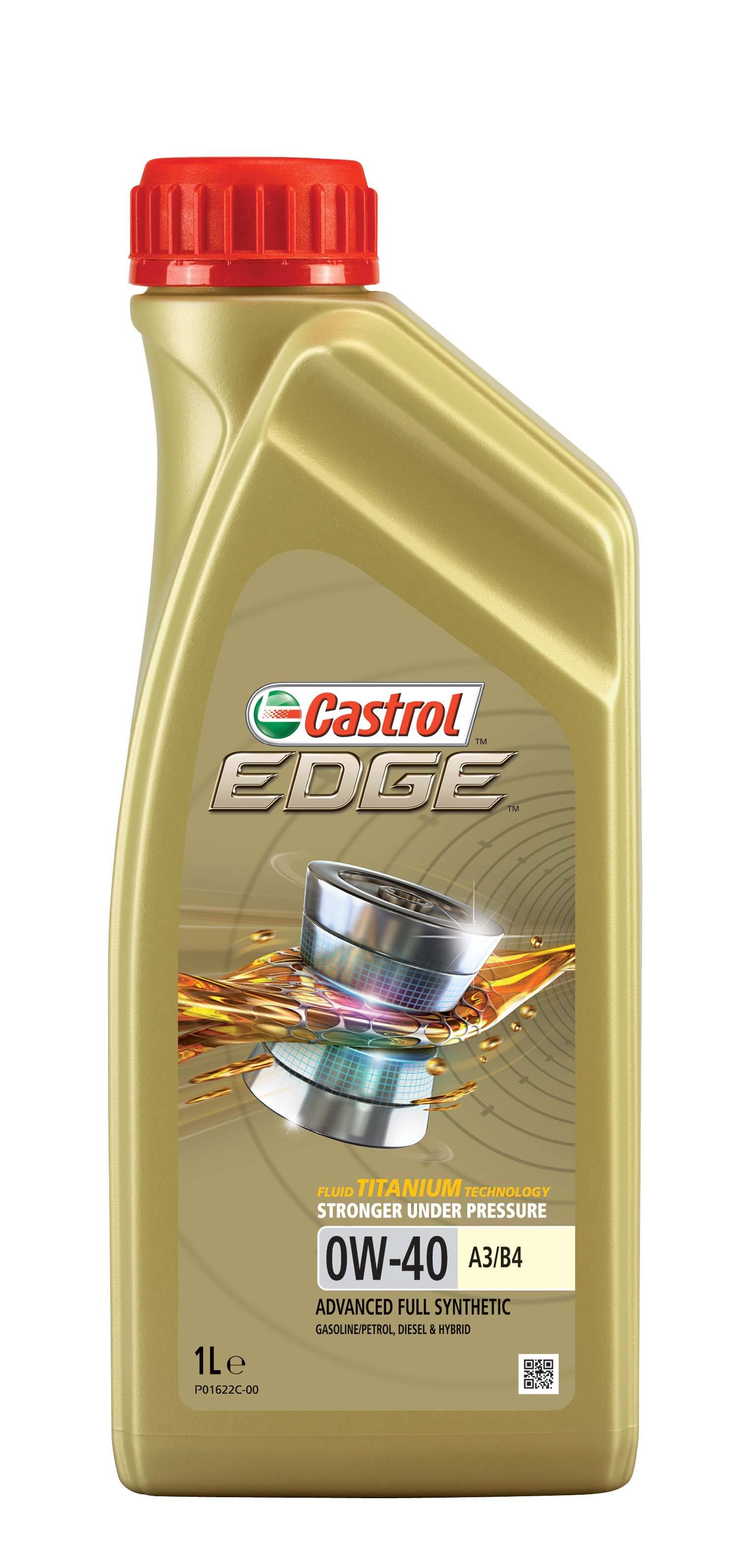 Motoreļļa Sintētiskā CASTROL EDGE 0W-40 A3/B4, 1l