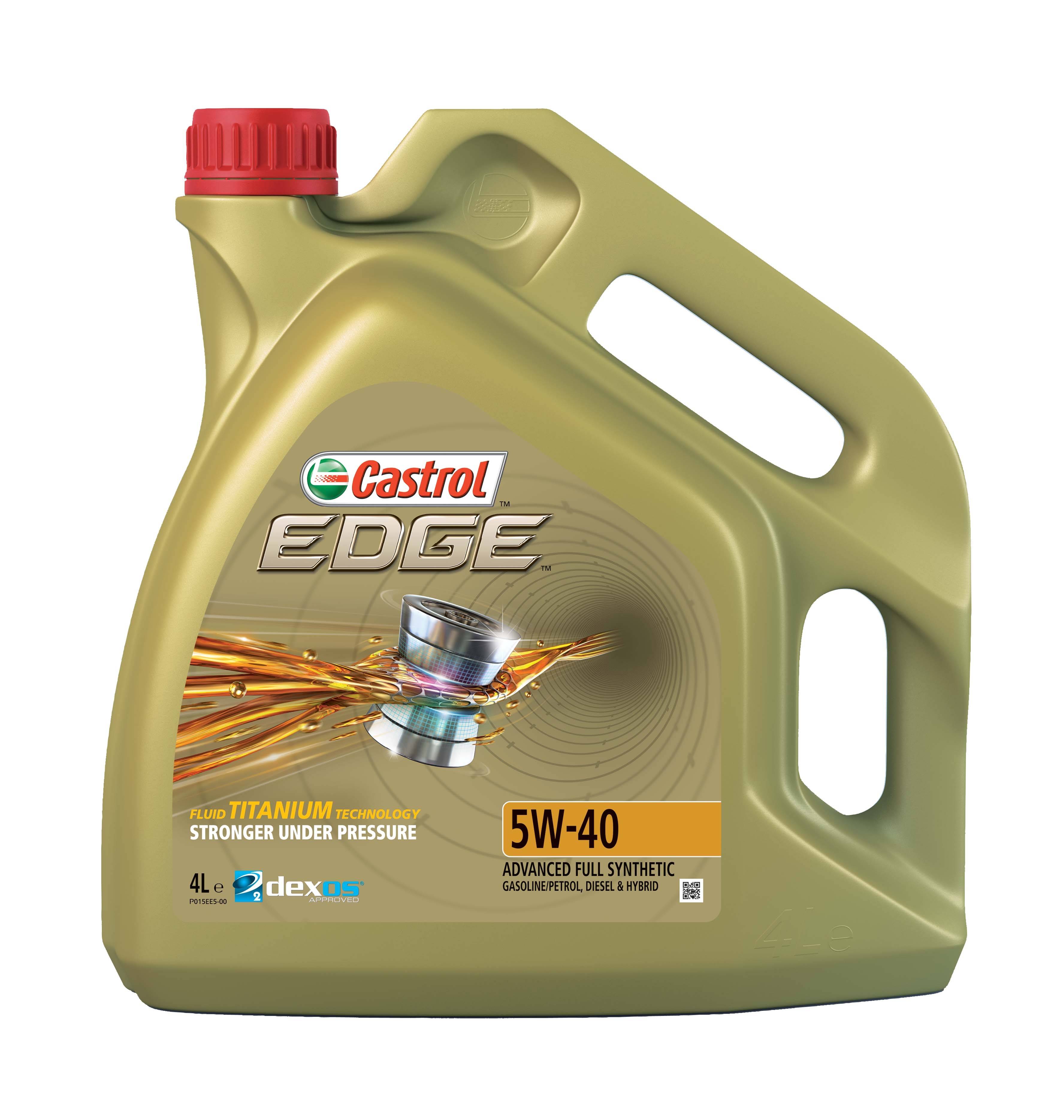 Motoreļļa Sintētiskā CASTROL EDGE 5W-40, 4 l
