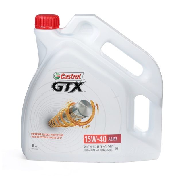 Motoreļļa CASTROL GTX 15W-40 A3/B3, 4 l
