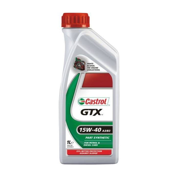 Motoreļļa Pussintētiskā CASTROL GTX A3/B3, 1 l