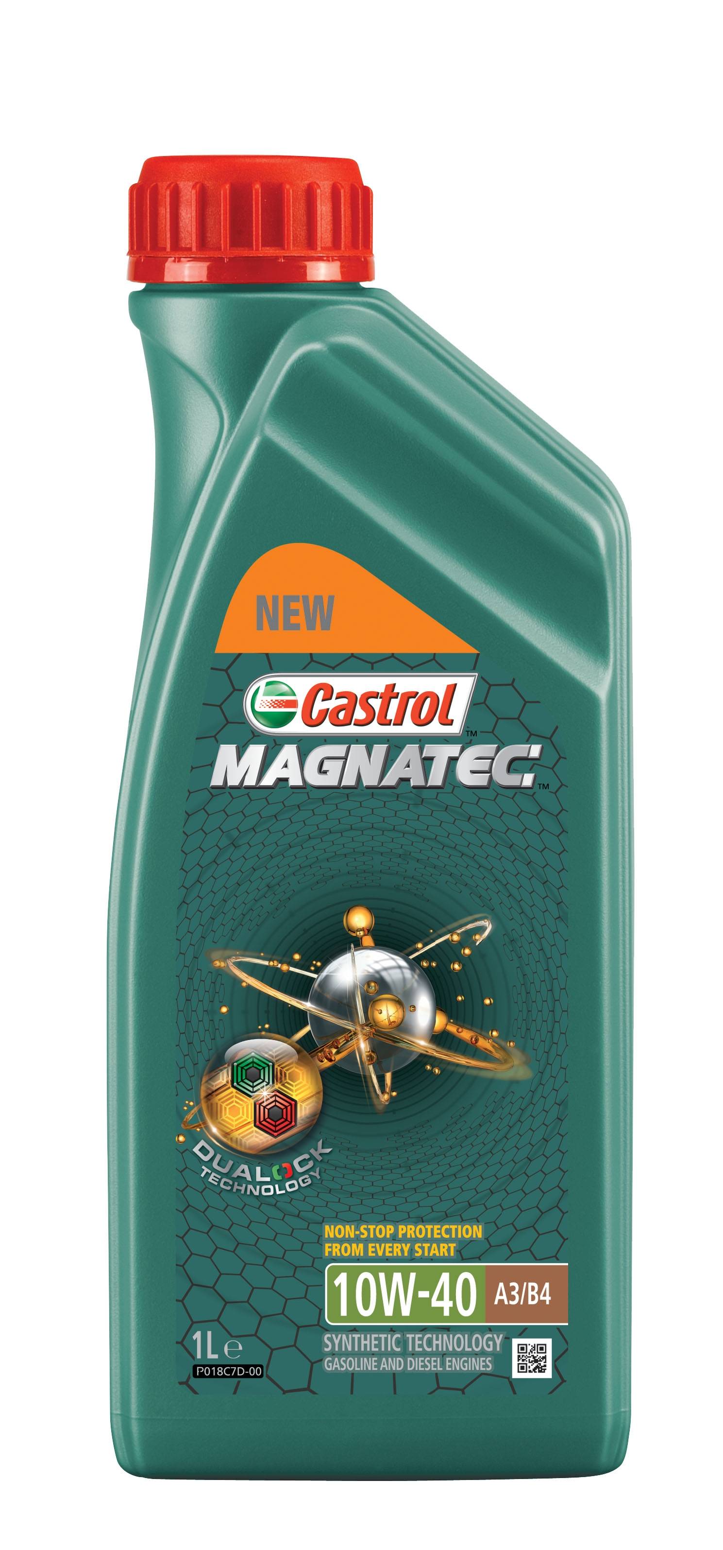 Motoreļļa Pussintētiskā CASTROL MAGNATEC 10W-40 A3/B4, 1 l