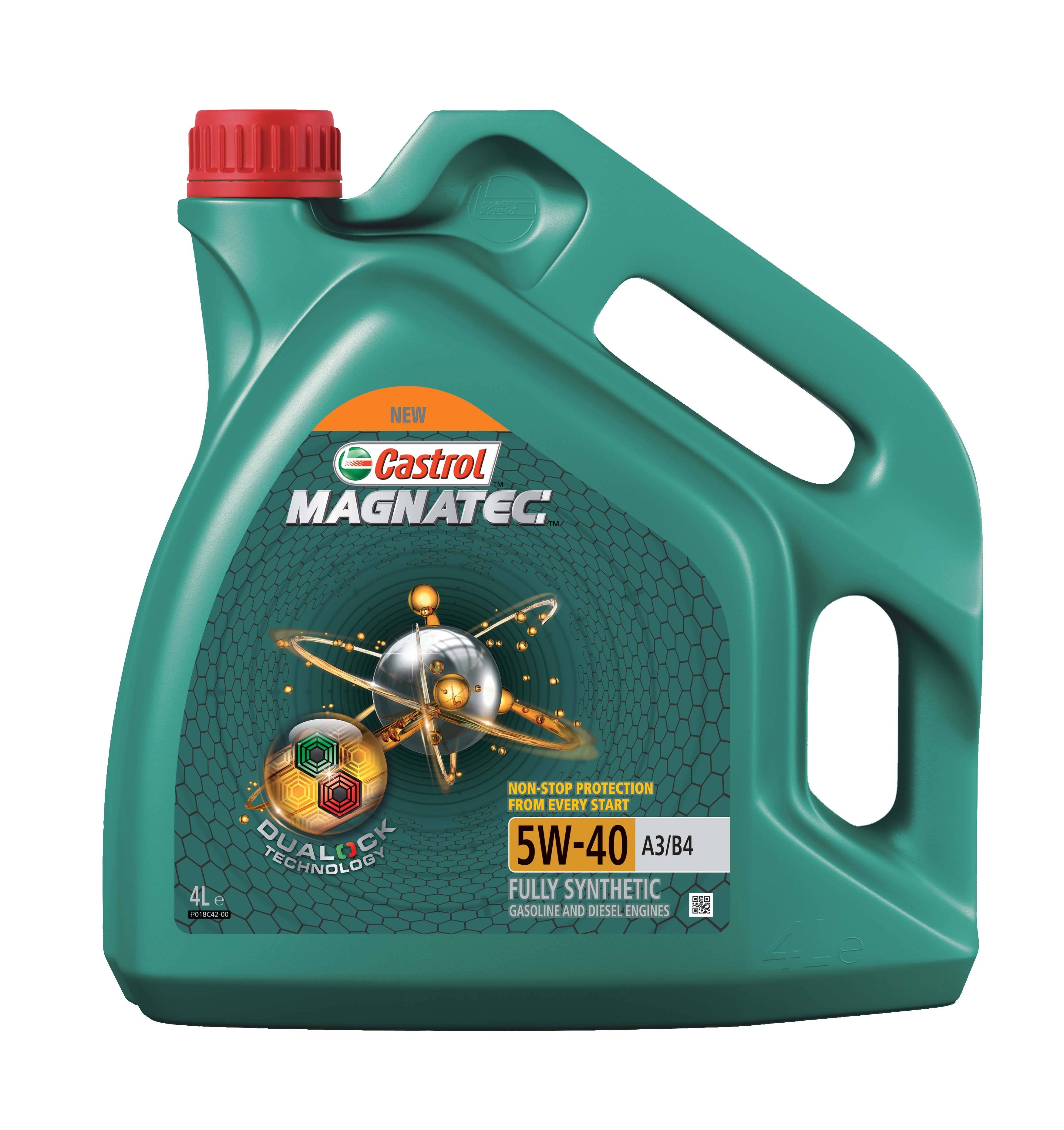 Motoreļļa Sintētiskā CASTROL MAGNATEC 5W-40 A3/B4, 4 l