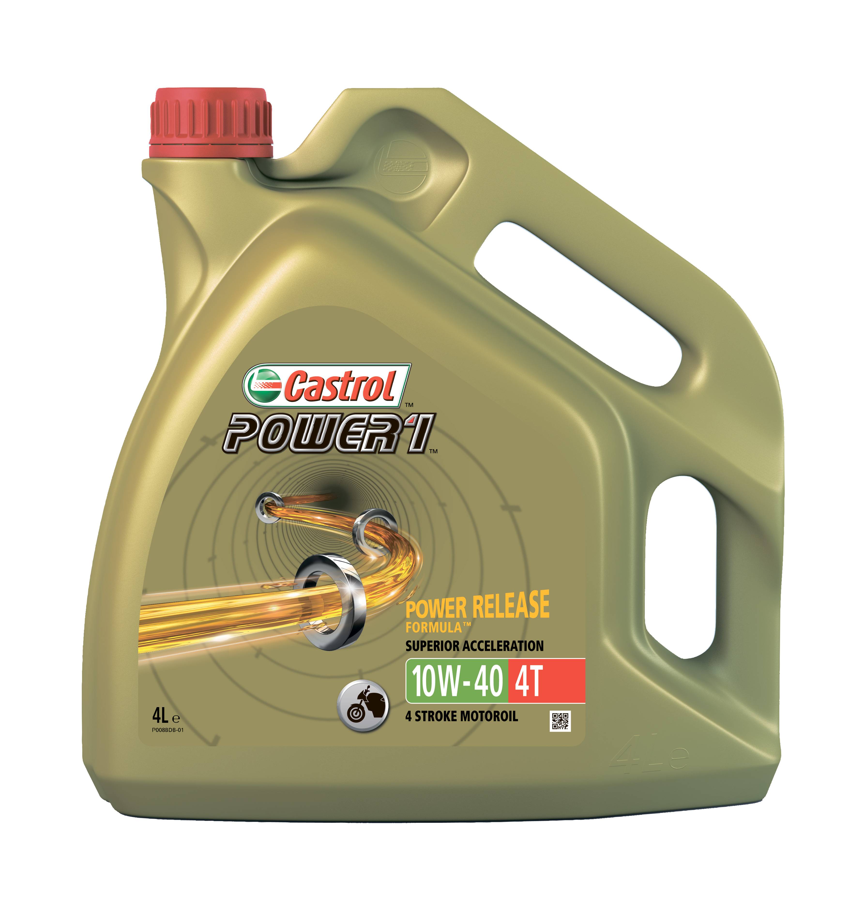 Motoreļļa CASTROL POWER 1 4T 10W-40, 4 l