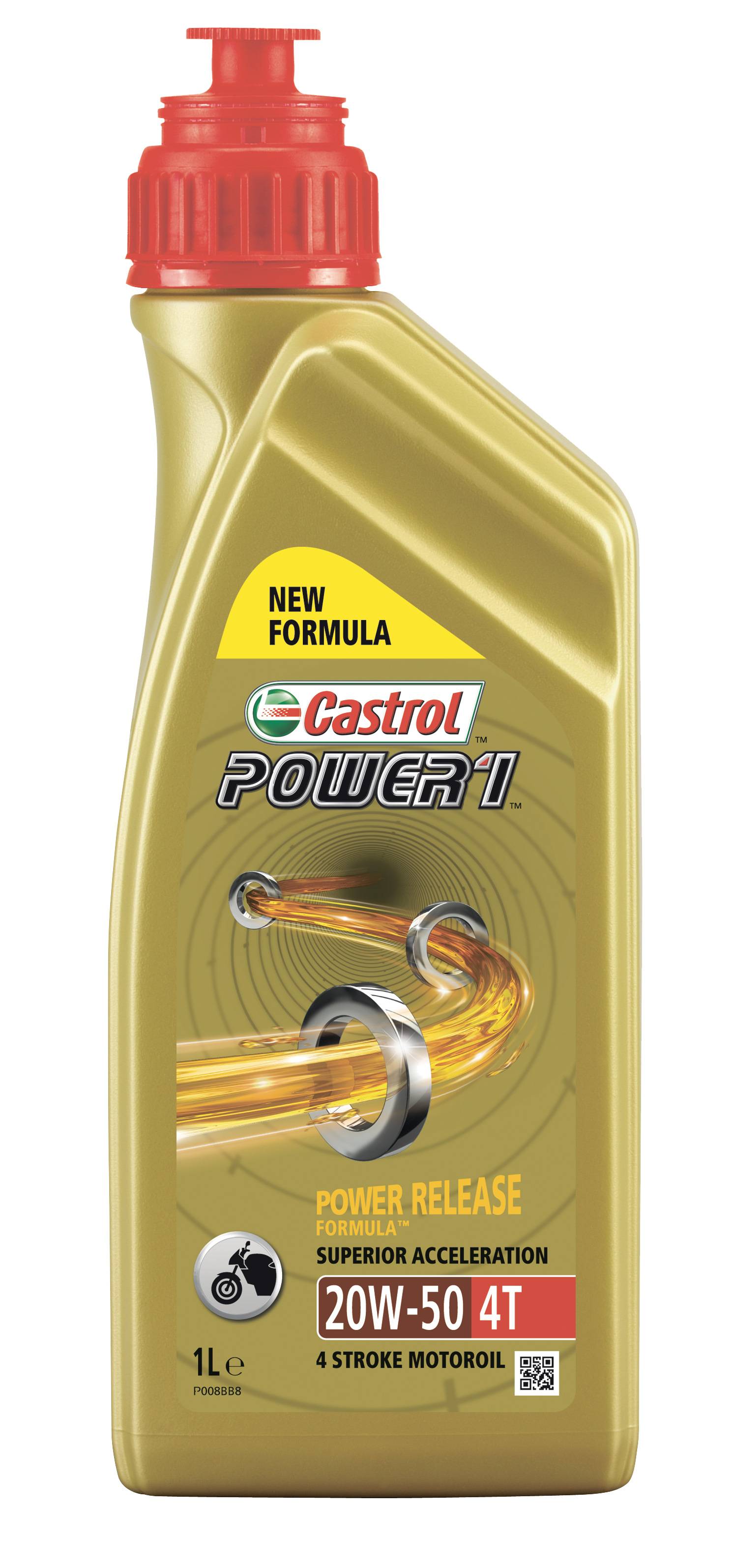 Motoreļļa CASTROL POWER 1 4T 20W-50, 1 l