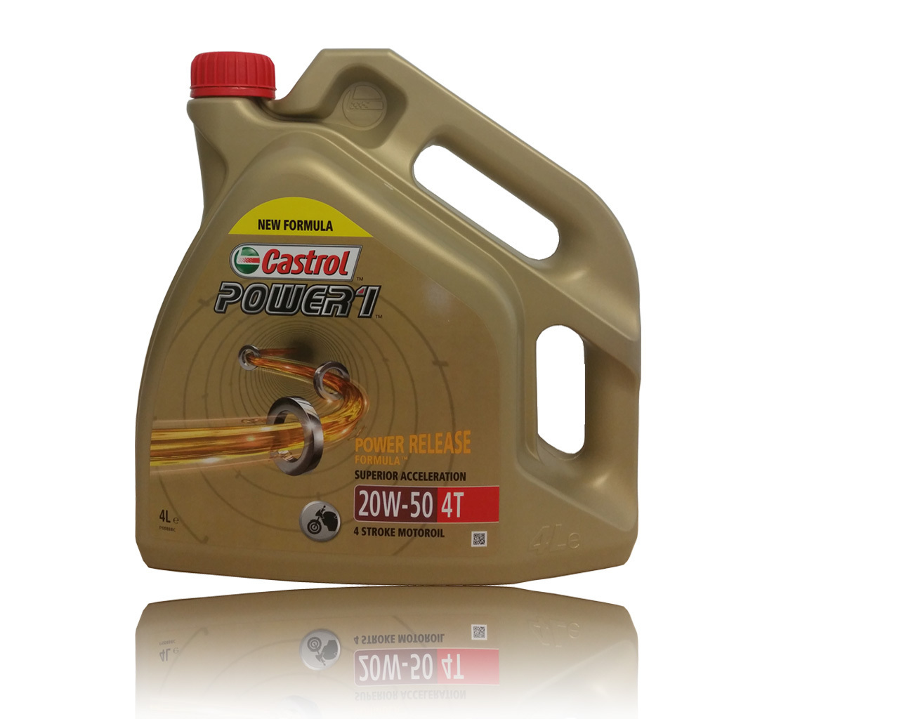 Motoreļļa CASTROL POWER 1 4T 20W-50, 4 l