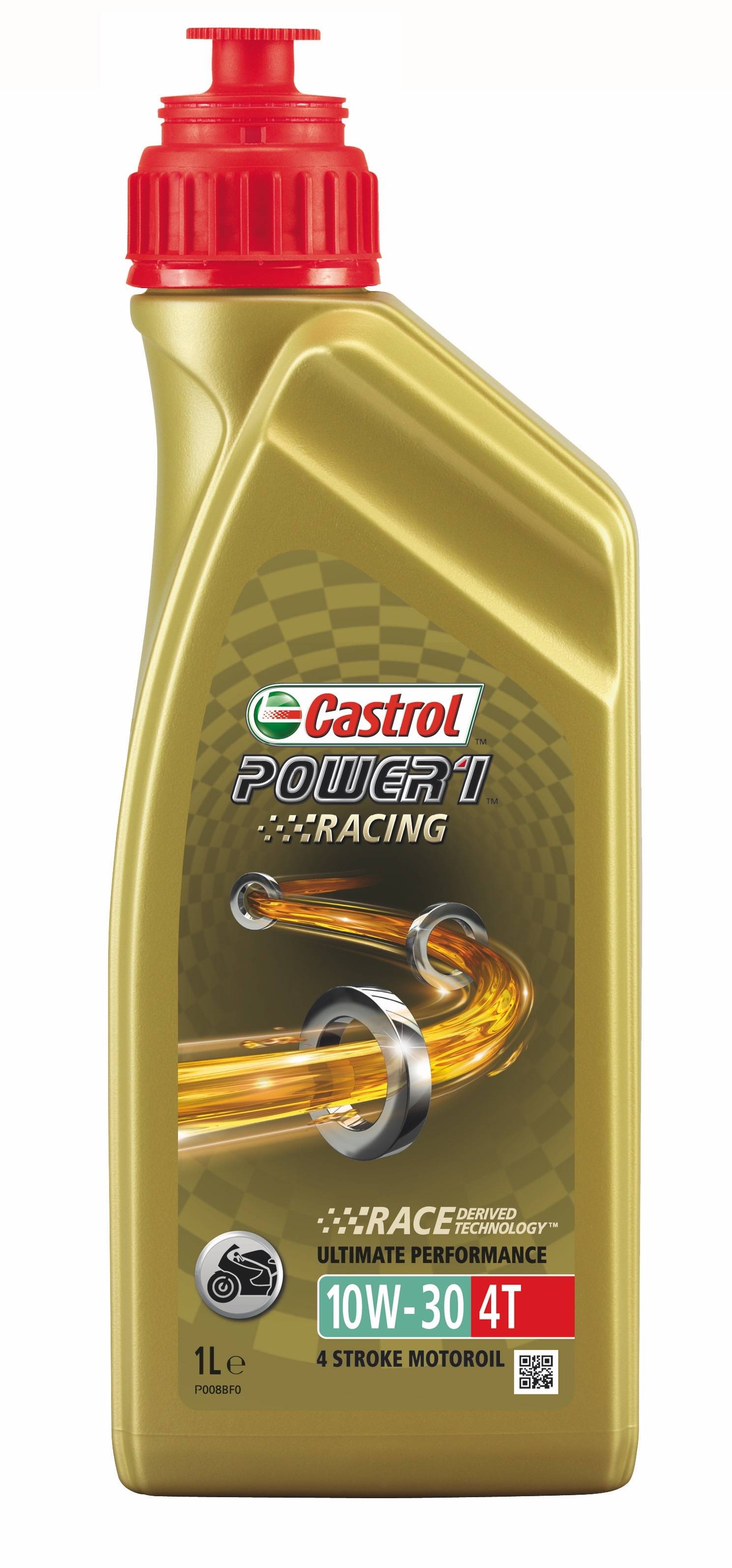 Motoreļļa CASTROL POWER 1 RACING 4T 10W-30, 1 l