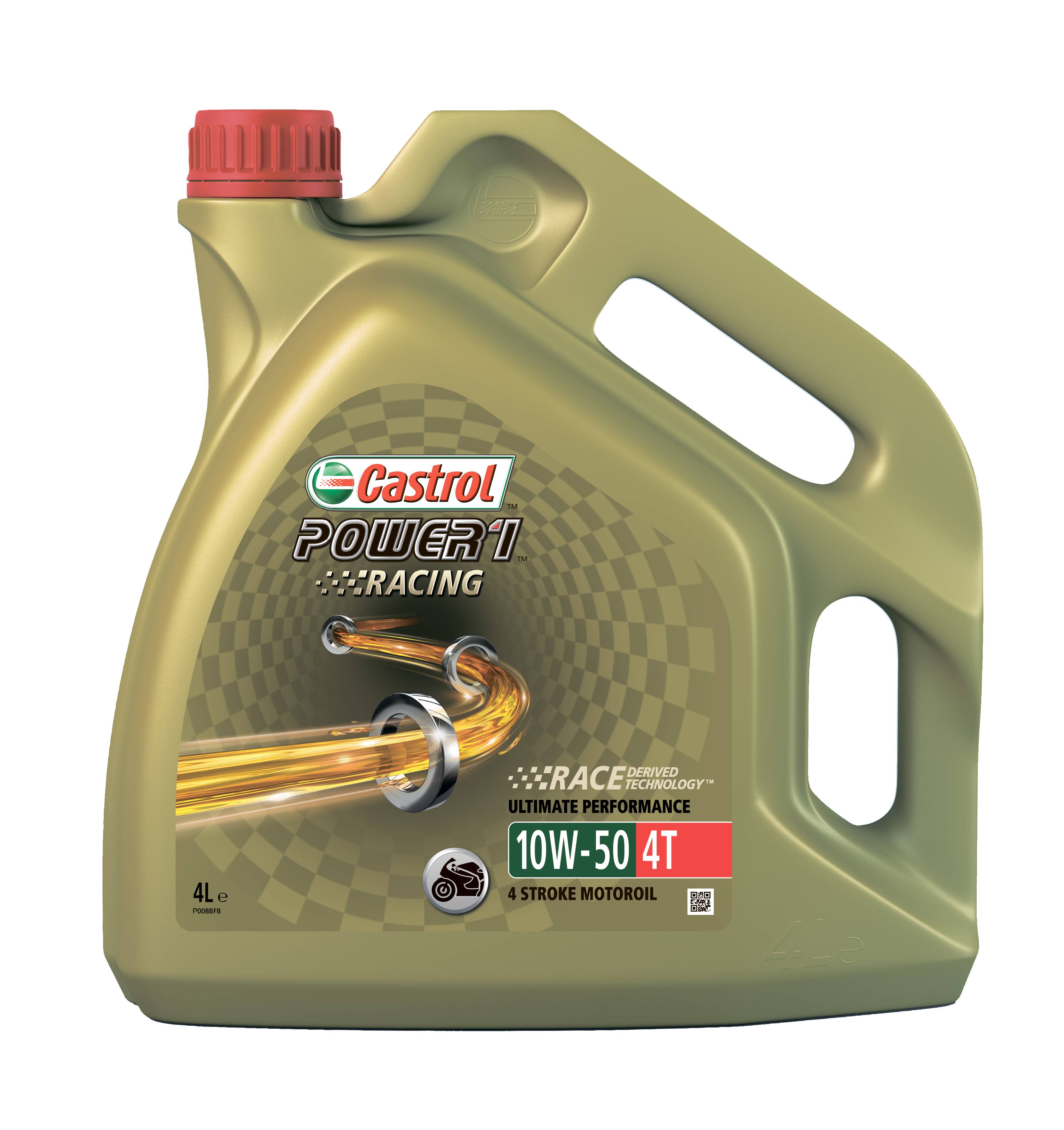Motoreļļa CASTROL POWER 1 RACING 4T 10W-50, 4 l