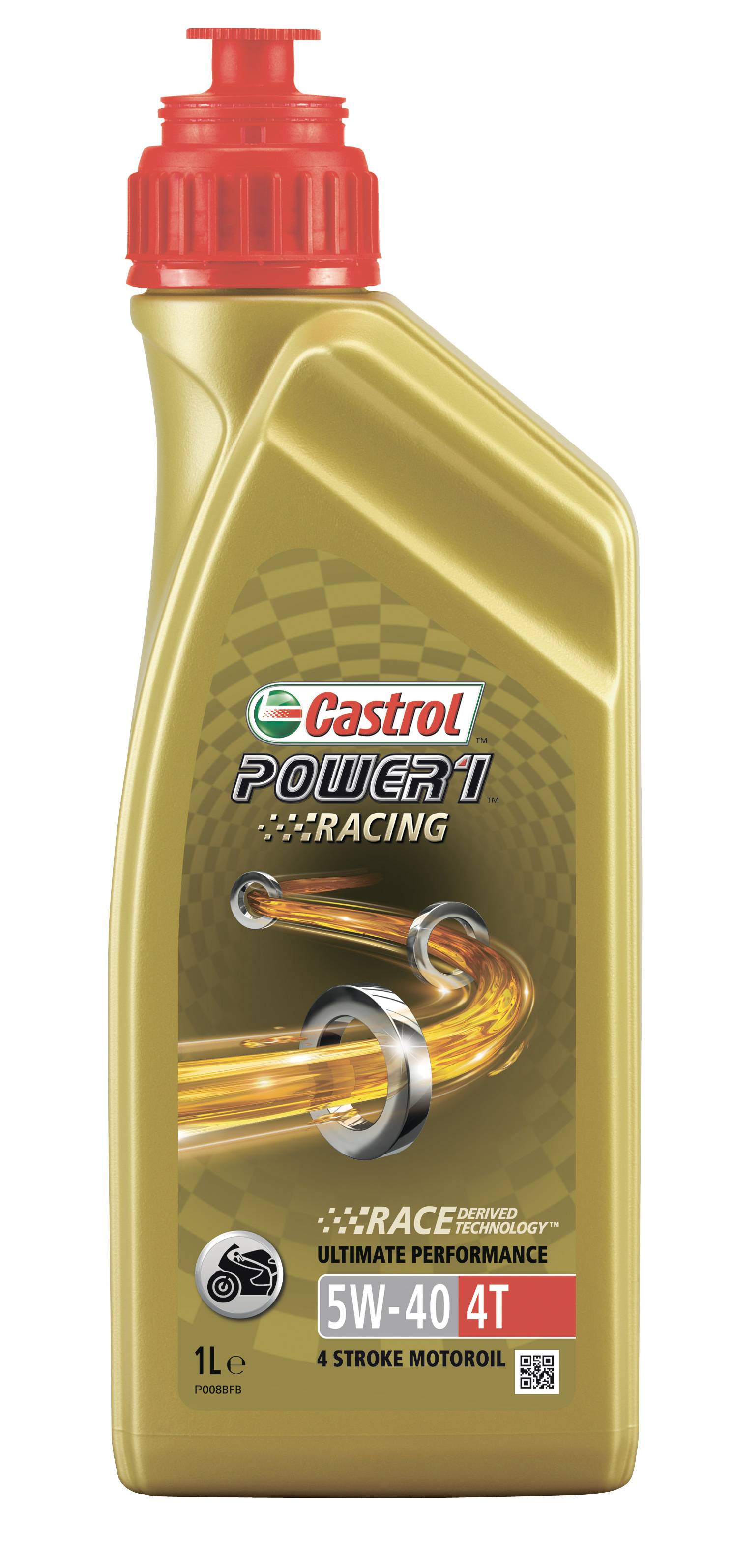 Motoreļļa  CASTROL POWER 1 RACING 4T 5W-40, 1 l