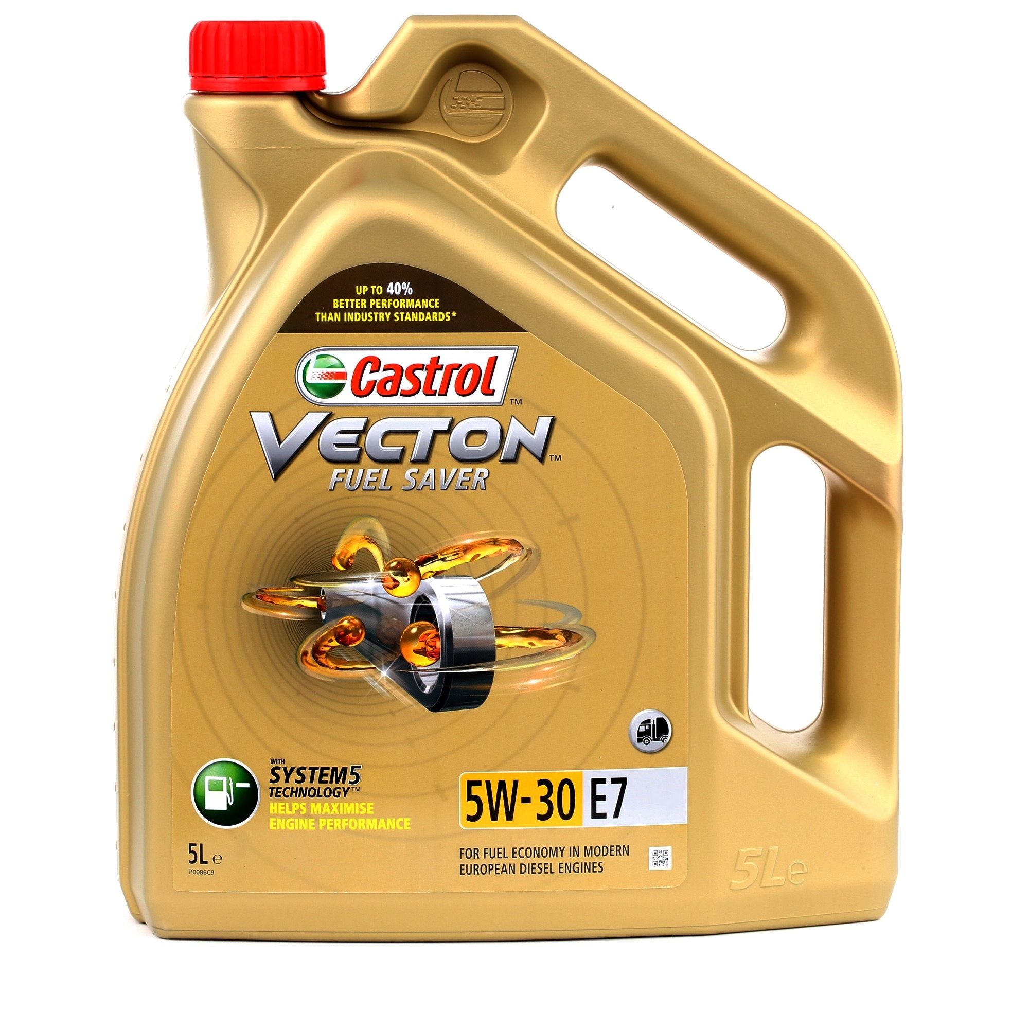 Motoreļļa CASTROL VECTON, FUEL SAVER E7, 5 l