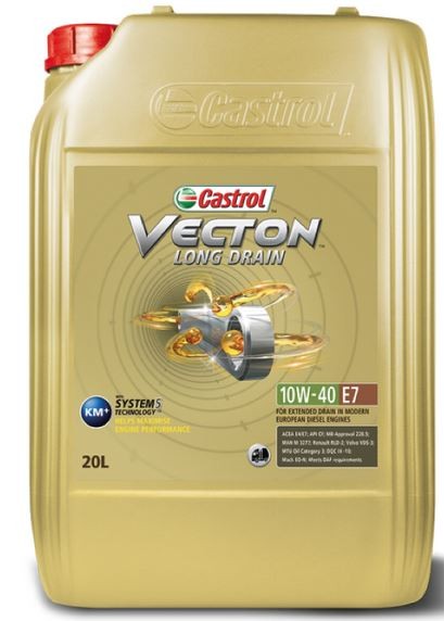 Motoreļļa CASTROL VECTON LONG DRAIN 10W-40 E7, 20 l