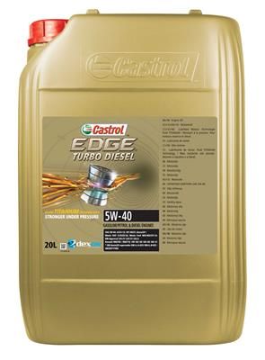 Motoreļļa CASTROL EDGE Turbo Diesel 5W-40, 20 l