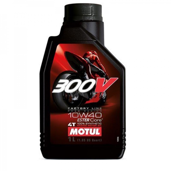 Sintētiska motoreļļa MOTUL 300V 4T FL ROAD RACING 10W-40, 1l