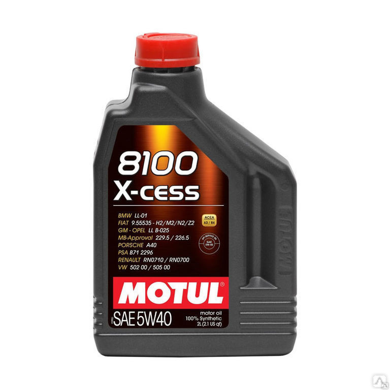 Sintētiska motoreļļa MOTUL 8100 X-CESS 5W-40, 2l
