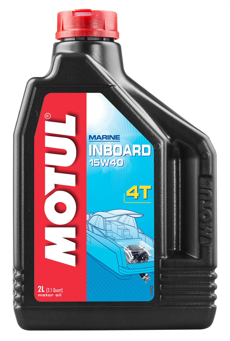 Motoreļļa minerāleļļa MOTUL Inboard 4T 15W-40, 2l