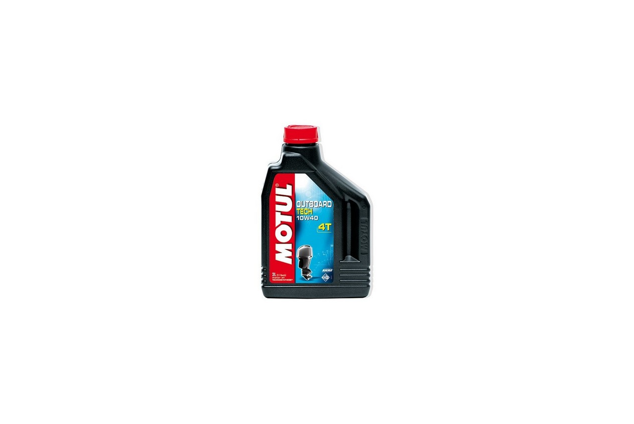 Sintētiska pusmotoreļļa MOTUL OUTBOARD TECH 4T 10W-40,  2l