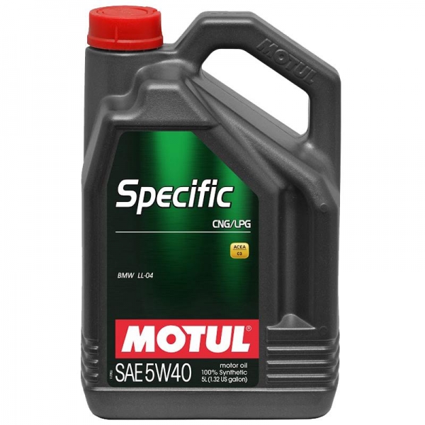 Sintētiska motoreļļa MOTUL SPECIFIC CNG/LPG 5W-40, 5l