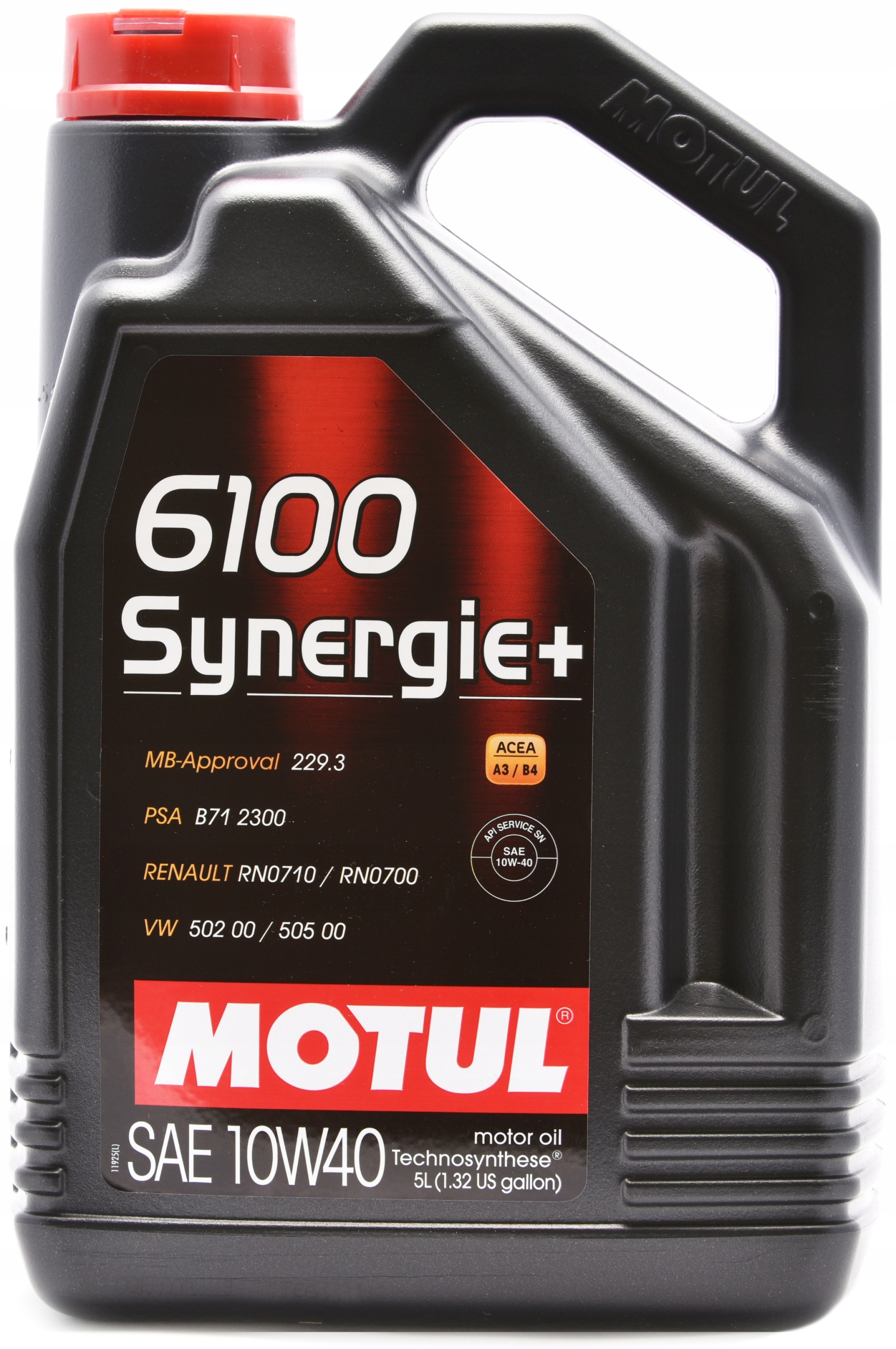 Sintētiska motoreļļa MOTUL 6100 Synergie+ 10W-40, 5l