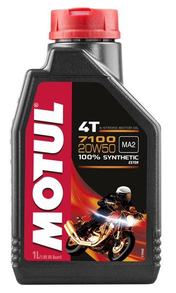 Sintētiska motoreļļa MOTUL 7100 4T 20W-50, 1l