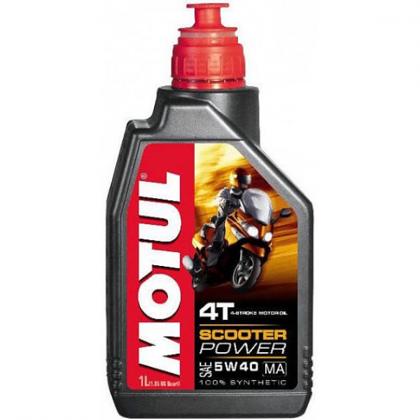 Sintētiska motoreļļa MOTUL SCOOTER POWER 4T MA 5W-40, 1l