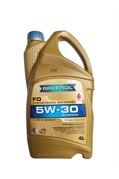 Sintētiska motoreļļa FO SAE 5W-30, 4l
