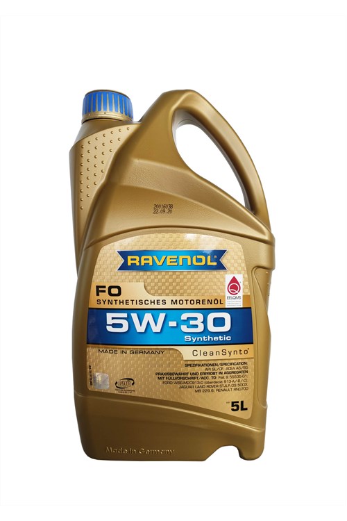 Sintētiska motoreļļa FO SAE 5W-30, 5l