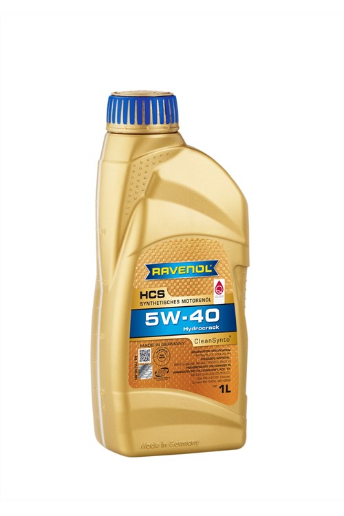 Sintētiska motoreļļa HCS SAE 5W-40, 1l