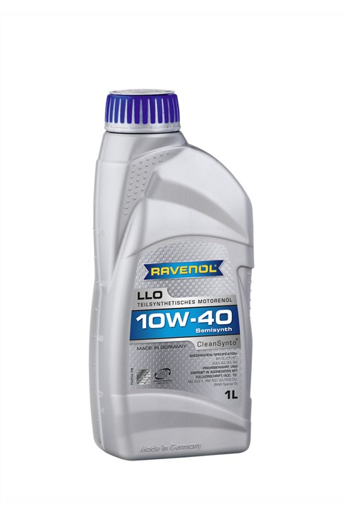 Pussintētiska motoreļļa LLO SAE 10W-40, 1l