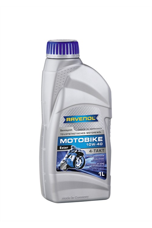 Pussintētiska motoreļļa Motobike 4-T Ester SAE 10W-40 moto, 1д