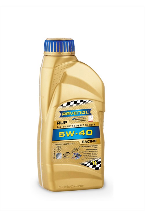 Sintētiska motoreļļa RUP Racing Ultra Performance SAE 5W-40, 1l