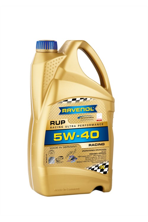 Sintētiska motoreļļa RUP Racing Ultra Performance SAE 5W-40, 4l
