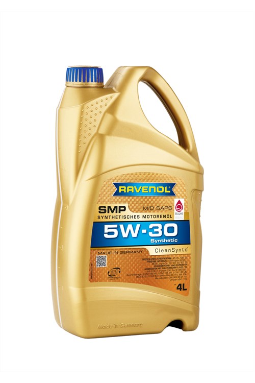 Sintētiska motoreļļa SMP SAE 5W-30, 4l