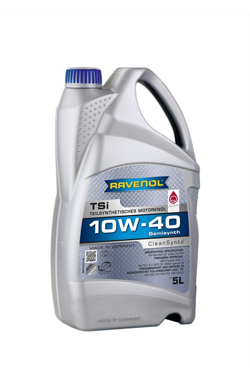 Pussintētiska motoreļļa TSI SAE 10W-40, 5l