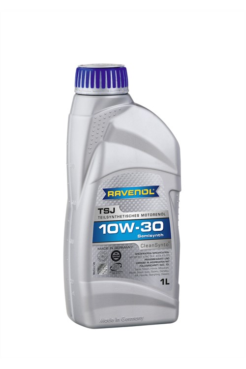 Pussintētiska motoreļļa TSJ SAE 10W-30, 1l