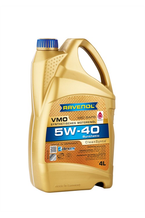 Sintētiska motoreļļa VMO SAE 5W-40, 4l