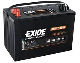 Uzlādējama baterija, 12V 100A / h