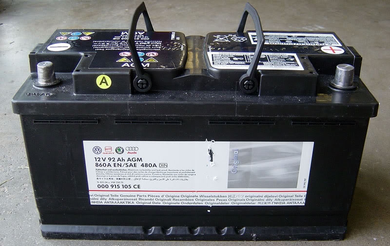 Батарея аккумуляторная, 12В 92А/ч